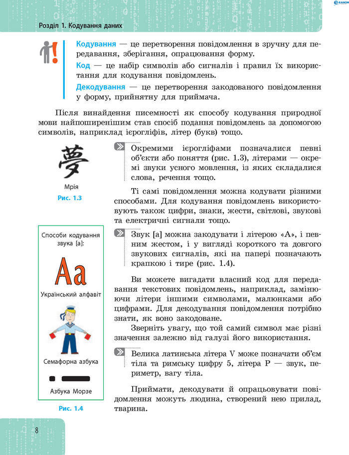 Підручник Інформатика 8 клас Бондаренко 2016