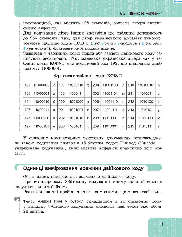 Підручник Інформатика 8 клас Бондаренко 2016