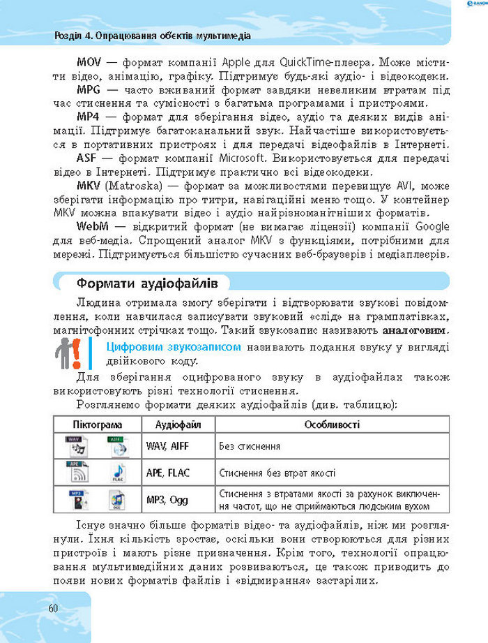 Підручник Інформатика 8 клас Бондаренко 2016