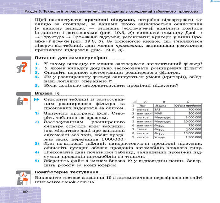 Підручник Інформатика 8 клас Бондаренко 2016