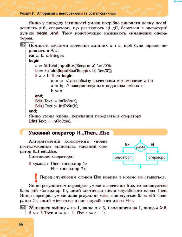 Підручник Інформатика 8 клас Бондаренко 2016