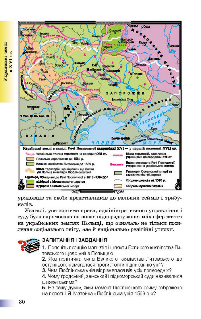 Підручник Історія України 8 клас Швидько 2016