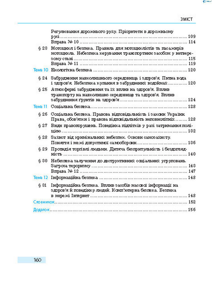 Підручник Основи здоров’я 8 клас Тагліна 2016