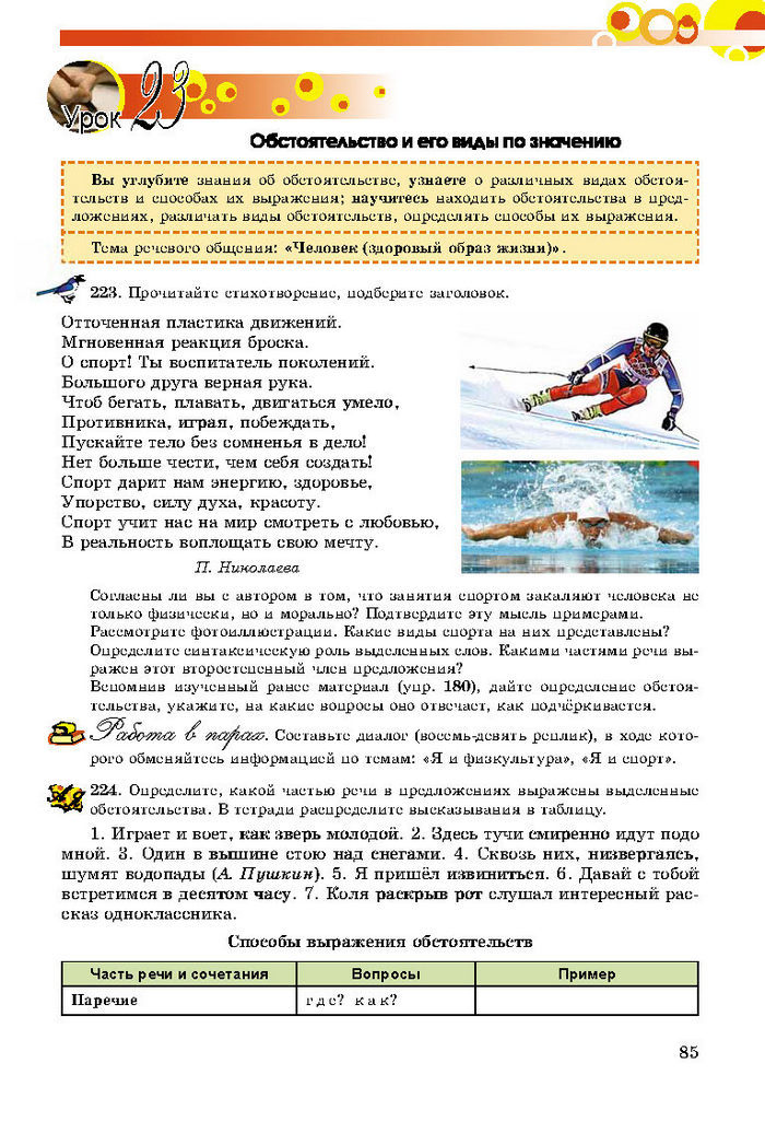 Русский язык 8 класс Самонова 2016