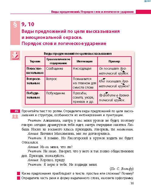 Русский язык 8 класс Баландина 2016 8-год