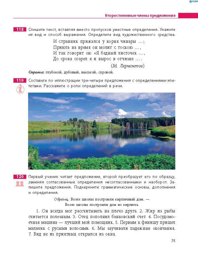 Русский язык 8 класс Баландина 2016 8-год