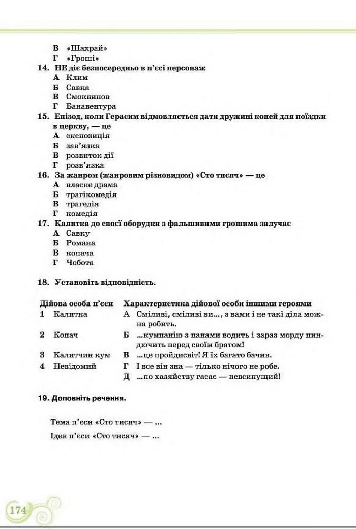 Підручник Українська література 8 клас Коваленко 2016