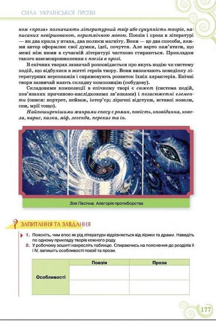 Підручник Українська література 8 клас Коваленко 2016