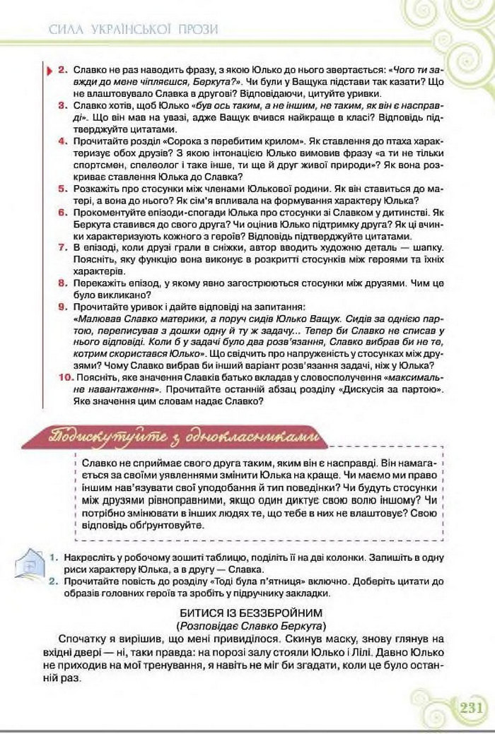 Підручник Українська література 8 клас Коваленко 2016
