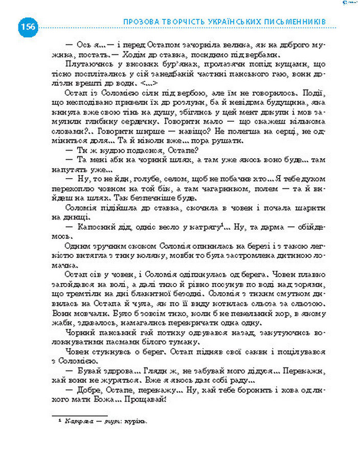 Підручник Українська література 8 клас Борзенко 2016