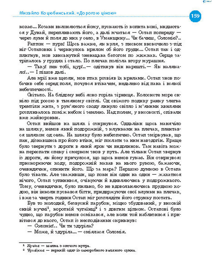 Підручник Українська література 8 клас Борзенко 2016