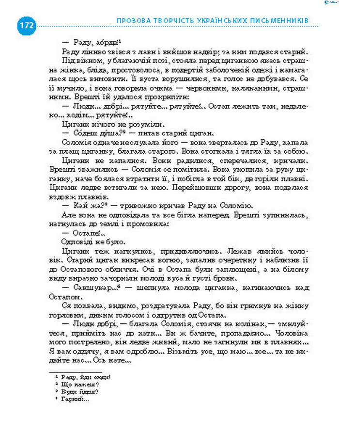 Підручник Українська література 8 клас Борзенко 2016