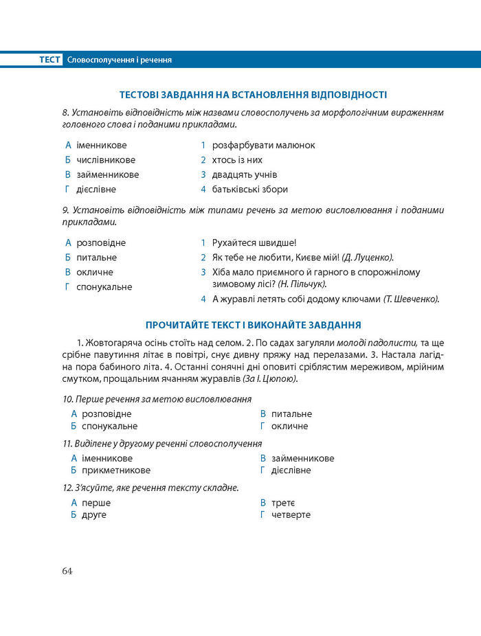 Підручник Українська мова 8 клас Караман 2016