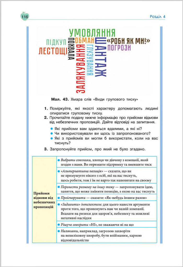Підручник Основи Здоров'я 8 клас Гущина 2016
