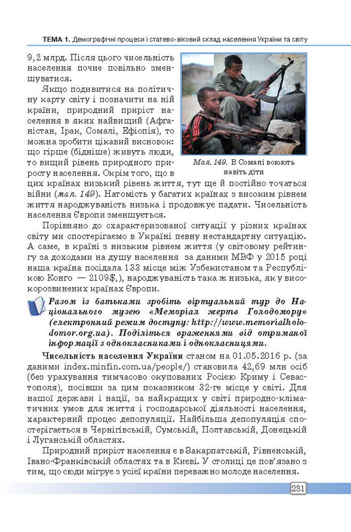 Підручник Географія 8 клас Масляк 2016