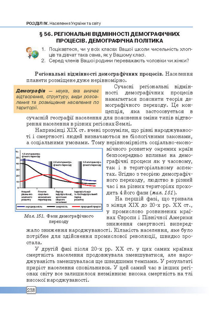 Підручник Географія 8 клас Масляк 2016