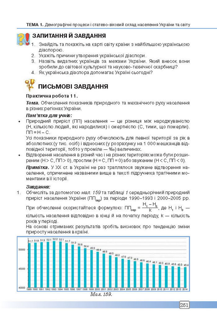 Підручник Географія 8 клас Масляк 2016