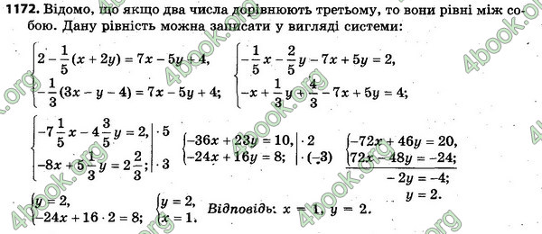 Відповіді Алгебра 7 клас Тарасенкова. ГДЗ