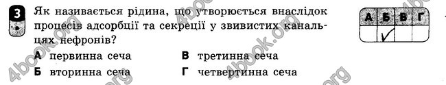 Ответы Зошит Біологія 8 клас Кот 2016. ГДЗ