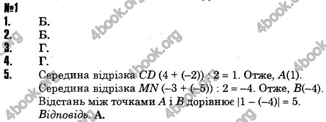 Відповіді Математика 6 клас Тарасенкова