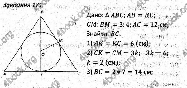 Ответы Збірник задач Геометрія 7 клас Мерзляк 2015. ГДЗ