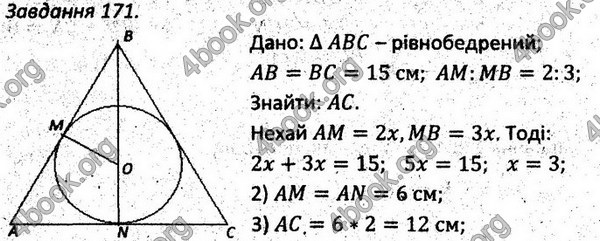 Ответы Збірник задач Геометрія 7 клас Мерзляк 2015