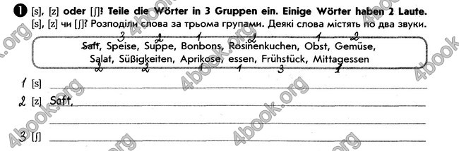 Зошит Німецька мова 6 клас Сотникова. ГДЗ