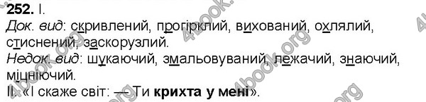 Відповіді Українська мова 7 клас Ющук. ГДЗ