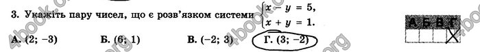 ГДЗ Зошит контрольние 7 клас Алгебра Істер