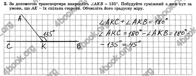 ГДЗ Зошит контрольни 7 клас Геометрія Істер