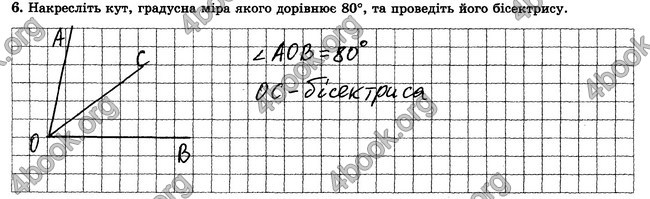 ГДЗ Зошит контрольни 7 клас Геометрія Істер