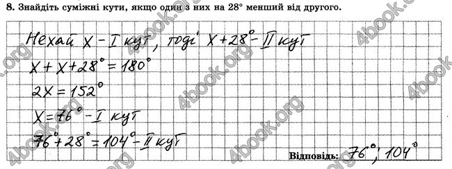 ГДЗ Зошит контрольни 7 клас Геометрія Істер