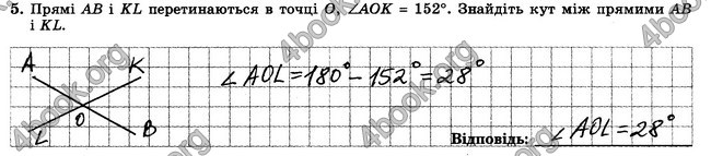 ГДЗ Зошит контрольни 7 клас Геометрія Істер