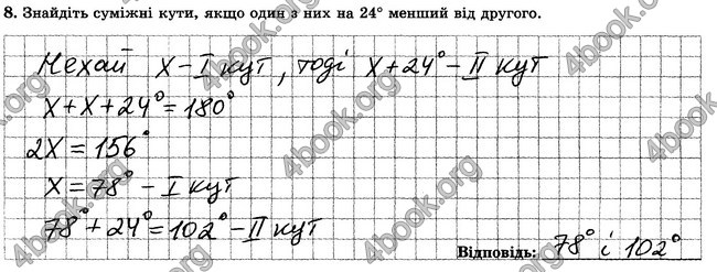 ГДЗ Зошит контрольни 7 клас Геометрія Істер