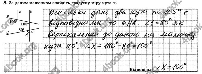 ГДЗ Зошит контрольни 7 клас Геометрія Істер