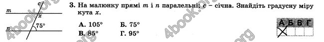 ГДЗ Зошит контрольни 7 клас Геометрія Істер