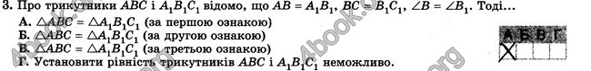 ГДЗ Зошит контрольни 7 клас Геометрія Істер