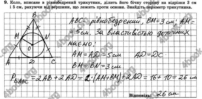 ГДЗ Зошит контрольни 7 клас Геометрія Істер