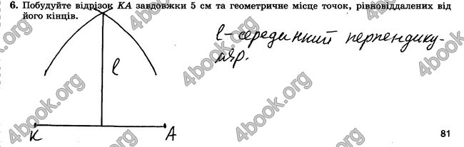 ГДЗ Зошит контрольни 7 клас Геометрія Істер