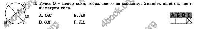 ГДЗ Зошит контрольни 7 клас Геометрія Істер