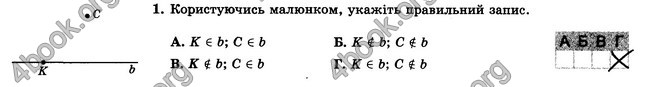 ГДЗ Зошит контрольни 7 клас Геометрія Істер