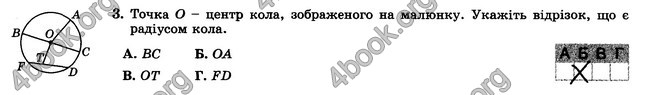 ГДЗ Зошит контрольни 7 клас Геометрія Істер