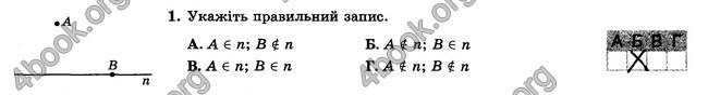 ГДЗ Зошит контрольни 7 клас Геометрія Істер