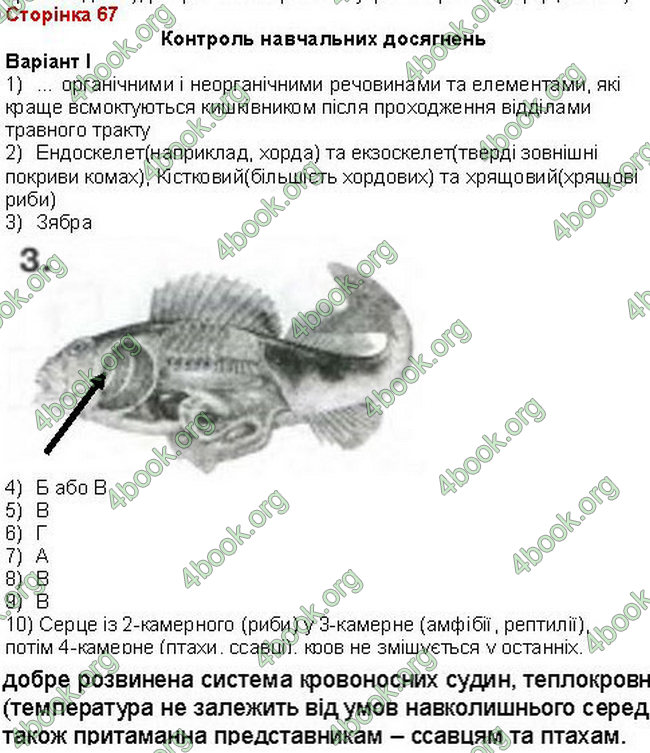 ГДЗ Зошит Біологія 7 клас Вихренко, Андерсон