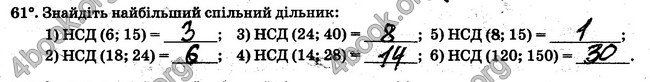 ГДЗ Робочий Зошит Математика 6 клас Мерзляк