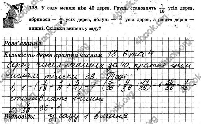 ГДЗ Робочий Зошит Математика 6 клас Мерзляк