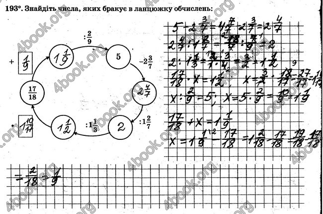 ГДЗ Робочий Зошит Математика 6 клас Мерзляк