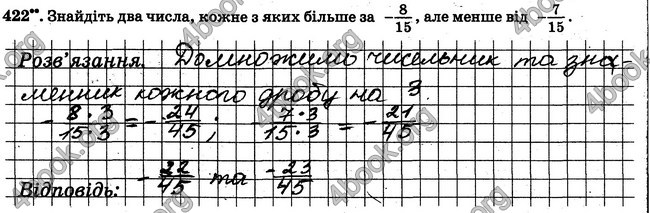 ГДЗ Робочий Зошит Математика 6 клас Мерзляк