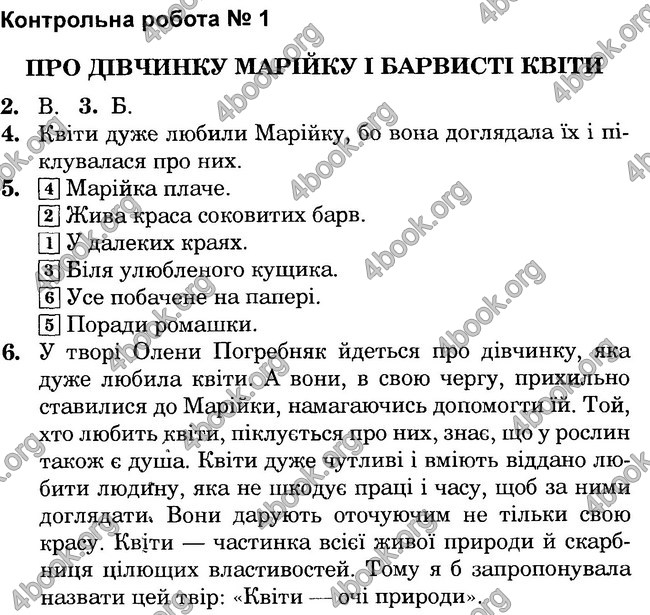 Відповіді ДПА Літературне читання 4 клас 2017. Богдан