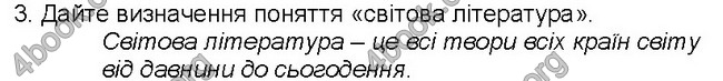 Решебник Світова література 5 клас Волощук. ГДЗ